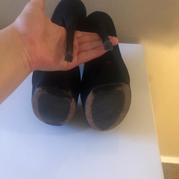 Suede platform booties - Picture 5 of 6